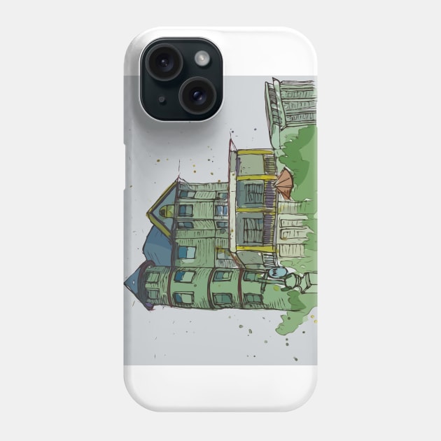 Green house from Mackinac Island Phone Case by WelshDesigns