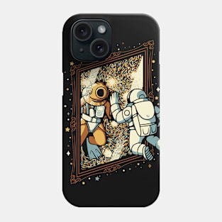 Scuba Diver Astronaut Van Gogh Painting by Tobe Fonseca Phone Case