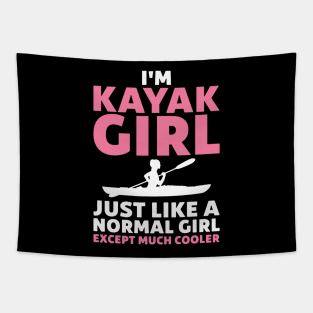 i'm kayak girl Tapestry