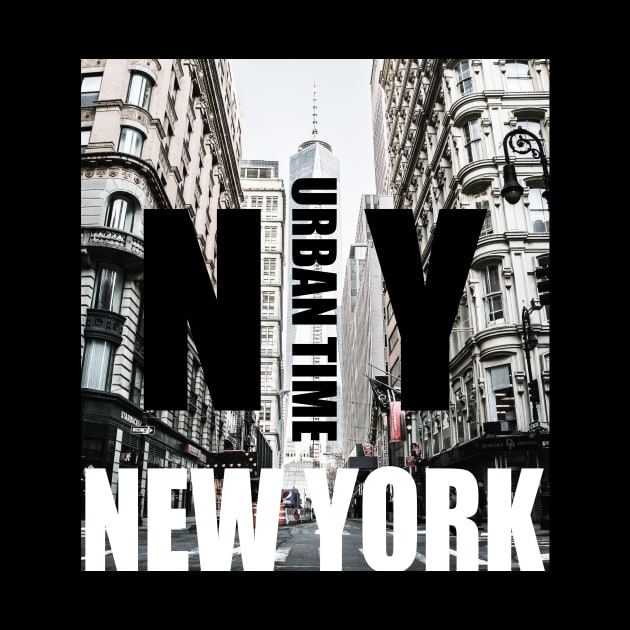 New York City Urban Time Shirt For NY Lover by crony713