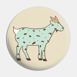 Ice Cream Goat (Mint Chip) Pin