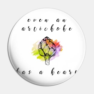 artichoke heart Pin