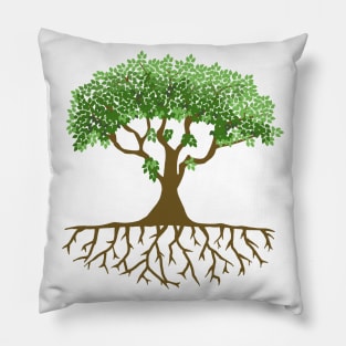 Roots tree Pillow