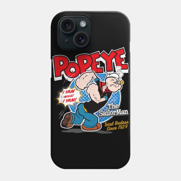 Popeye The Sailor Since 1929 Phone Case by Alema Art