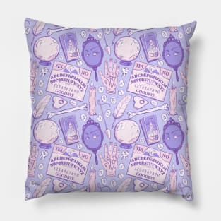 Divination in Pastel Purple Pillow