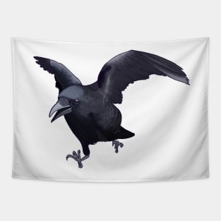 flying crow friend Tapestry