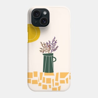 flowers in a vase Phone Case