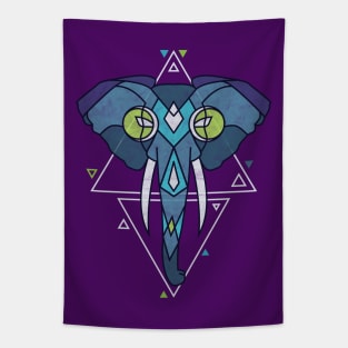 Elephant Geometry Tapestry