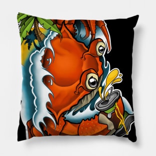 Tropical Crab Pillow