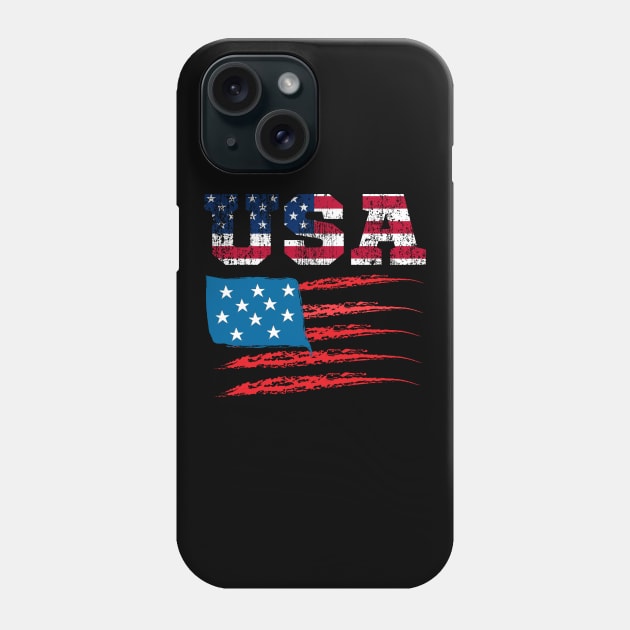 United States of America Flag/ USA Flag Phone Case by UranusArts