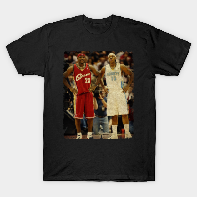 Carmelo Anthony and LeBron James - Basketball - T-Shirt