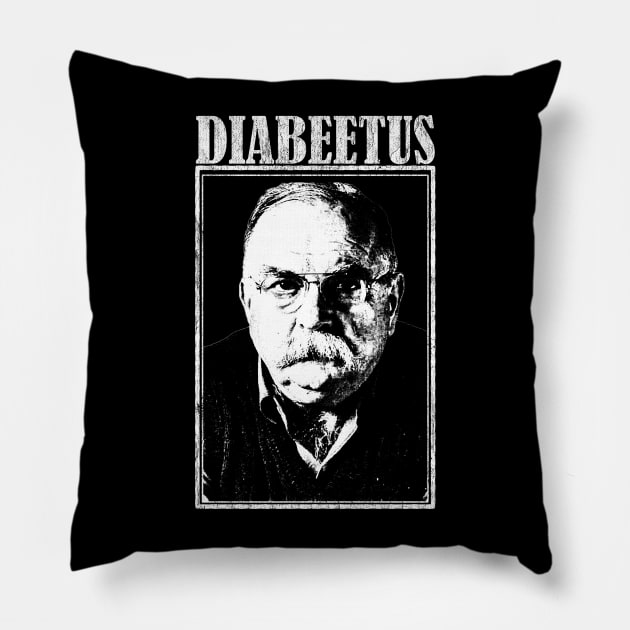 Diabeetus - Wilford Brimley Pillow by Riso Art