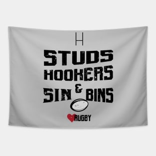 Studs Hookers & Sinbins Tapestry