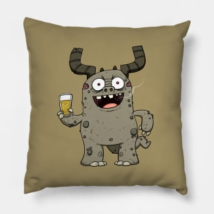 Rauchbier Beer Monster Pillow