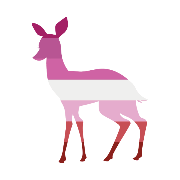 Lesbian Pride Flag Doe by georgiagoddard