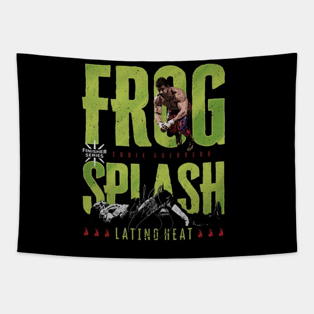 Eddie Guerrero Frog Splash Tapestry by MunMun_Design