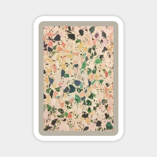 Brown Green Terrazzo Magnet