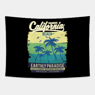 California Beach Earthly Paradise Seal Beach Tapestry