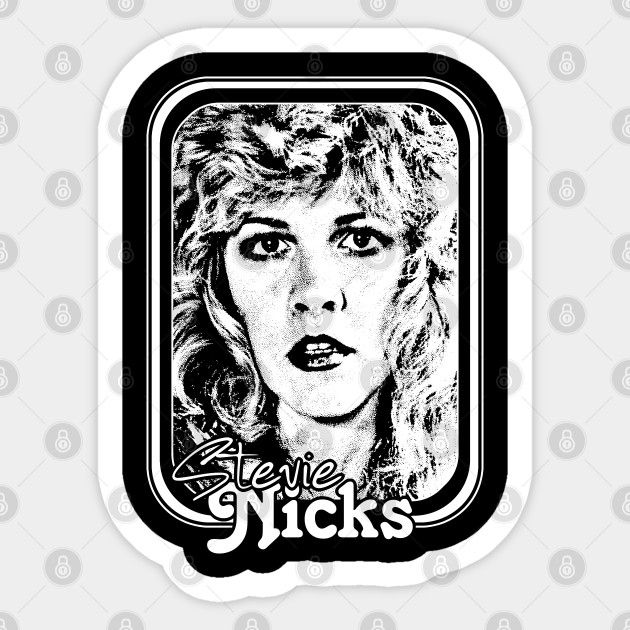 Stevie Nicks // Retro 80s Style Fan Design - Fleetwood Mac - Sticker