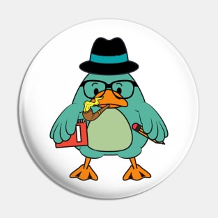 Duck Detective Pin