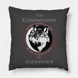 Companions of Jorrvaskr Vintage Art Pillow