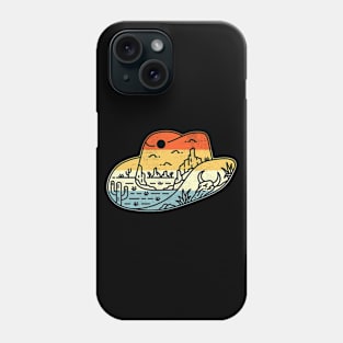 Cowboy Hat Desert Canyon Phone Case