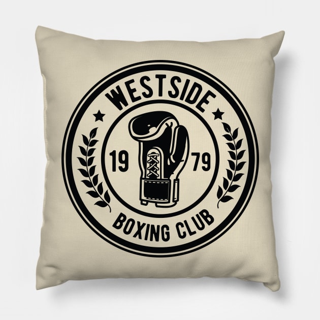 West side Boxing club Pillow by Urshrt