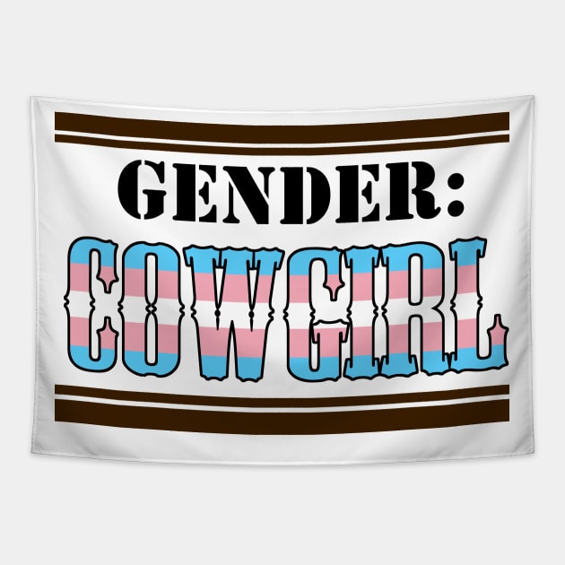 Gender: COWGIRL - Trans Colors Tapestry by Akamaru01