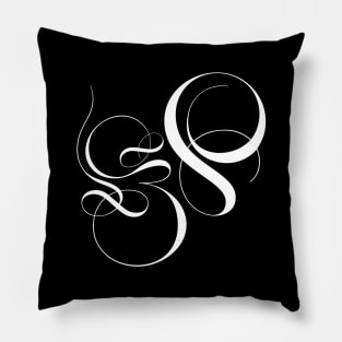 Cute, Kawaii OM, AUM, Zen Yoga Meditation Sanskrit Symbol Pillow