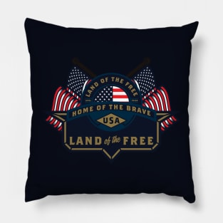 Land Of The Free Pillow