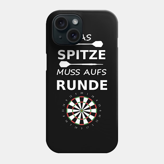 Darts Darten Bullseye Scheibe Geschenk Phone Case by FindYourFavouriteDesign