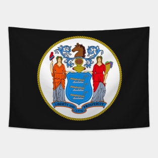 New Jersey Coat of Arms Tapestry