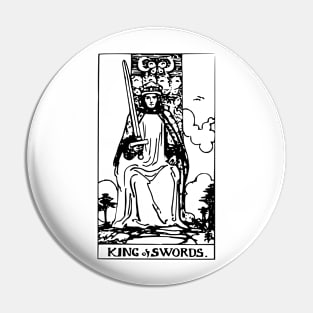 Tarot of king if swords Pin