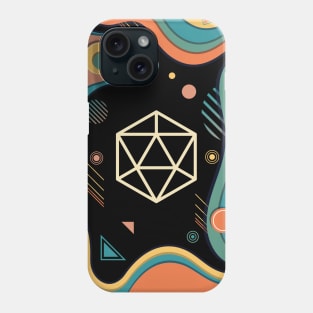 80s Funk Polyhedral D20 Dice Phone Case