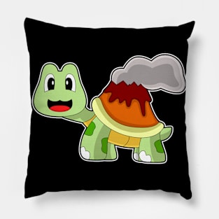 Turtle Volcano Pillow