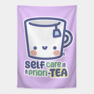 self care is a prori-tea Tapestry