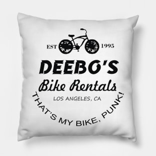 Deebos Bike Rentals That's My Bike, Punk Pillow