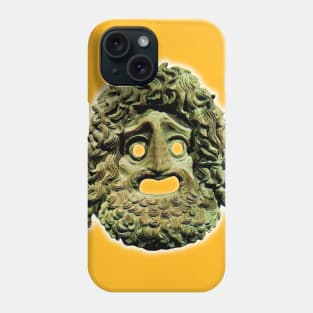 Greek theatrical mask Phone Case