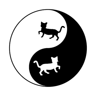 Yin Yang Cat T-Shirt