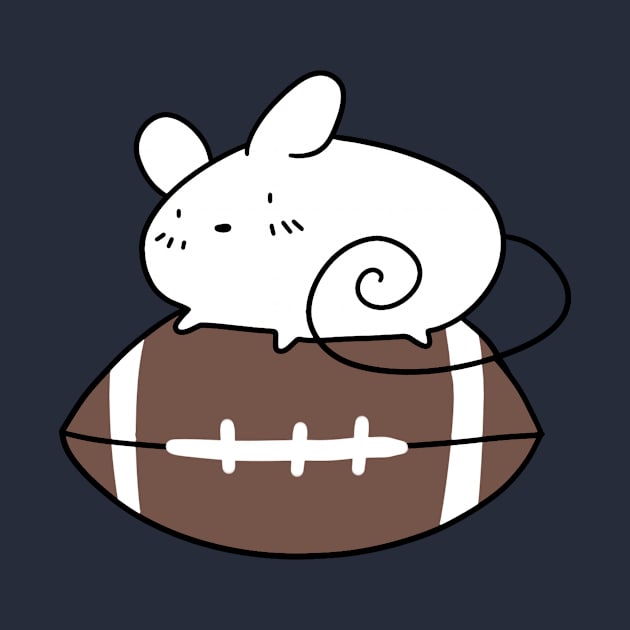 White Mouse and Football by saradaboru