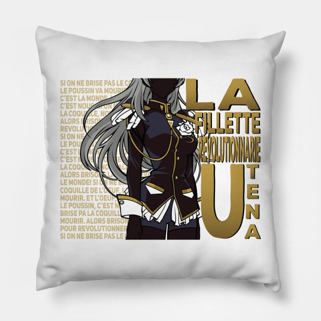 Utena: La Fillette Revolutionnarie Pillow by Grimalbean