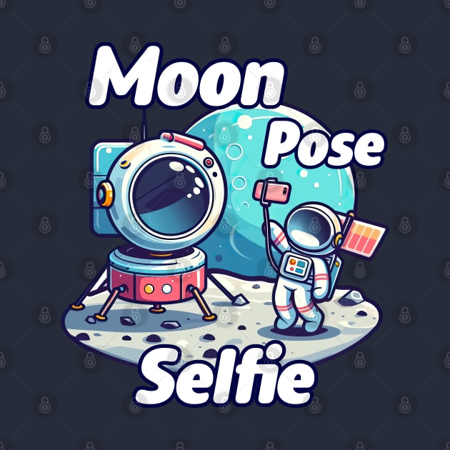 Cute Moon Pose Selfie by Yonbdl