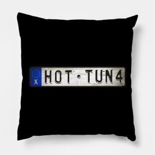 Hot Tuna Car License Plate Pillow