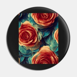 Beautiful Rose Floral pattern #42 Pin