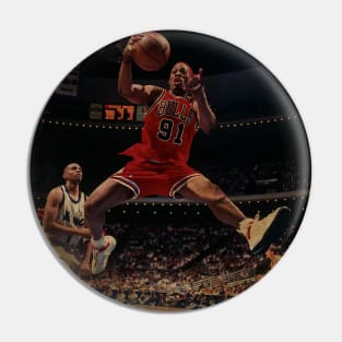 Dunk Dennis Rodman Vintage Pin