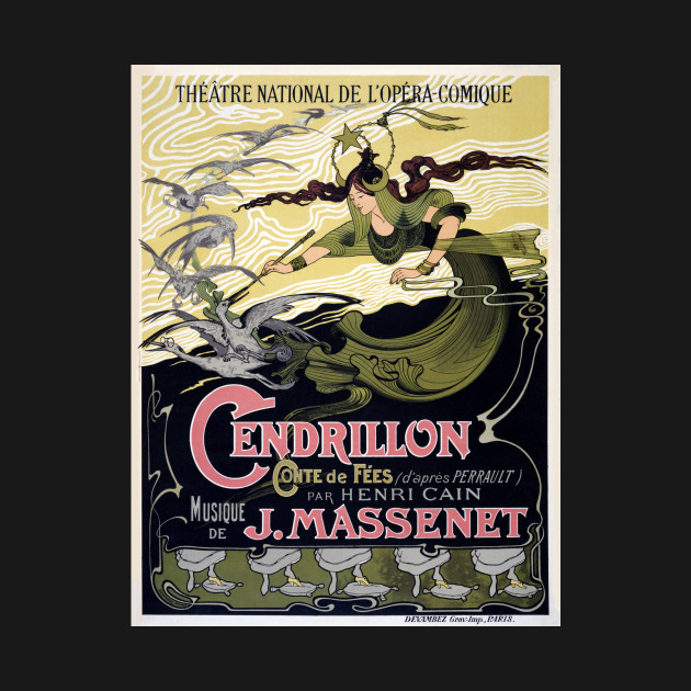 Vintage Advertising Poster France Cendrillon - France - T-Shirt