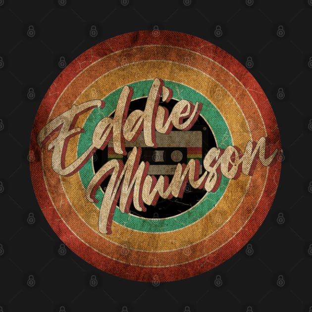 Eddie Munson Vintage Circle Art by antongg