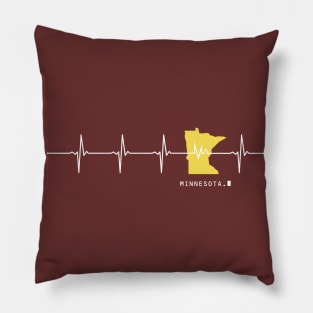 Heartbeat Minnesota Pillow