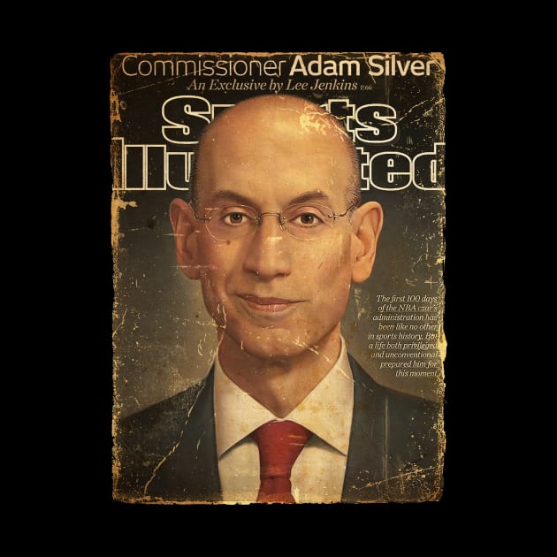 COVER SPORT - SPORT ILLUSTRATED - COMMISSIONER ADAM SILVER by FALORI