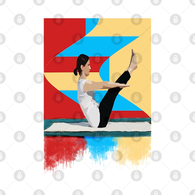 Yoga Artwork, by piksimp